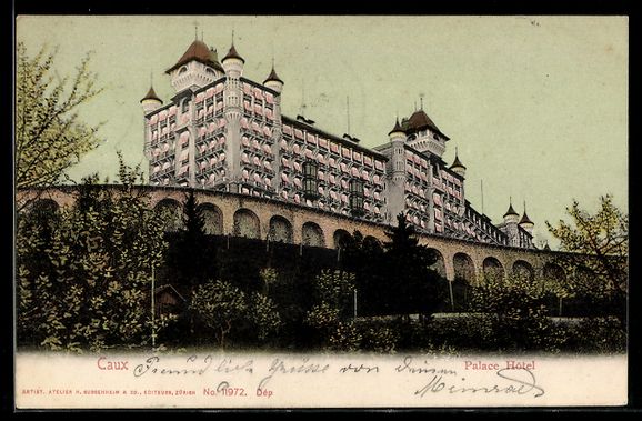 Ansichtskarten: AK Caux, Palace Hotel – Gebraucht aus Berlin von bartko-reher