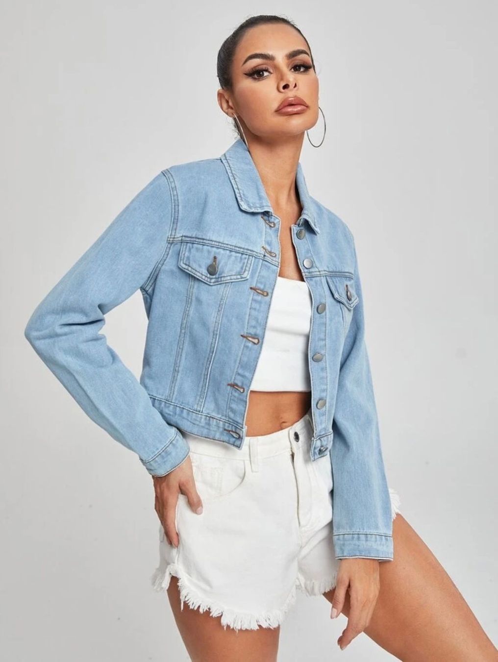 Giacche: Jeansjacke mit Herz – Nuovo (secondo la descrizione) da Wolfwil venduto da ISAsShop 2