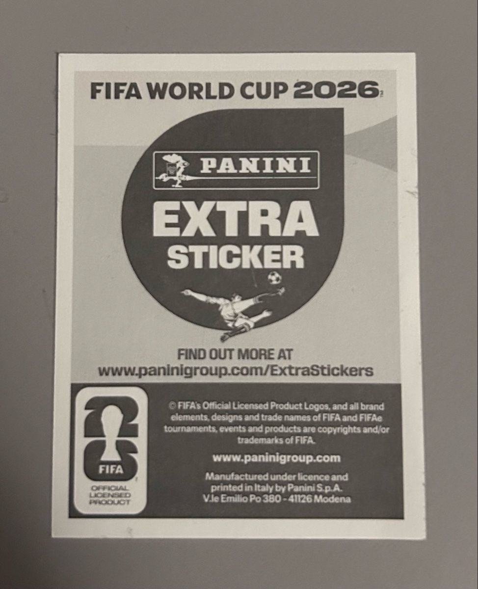 Panini Carte collezionabili: Panini Extra Sticker WM 2026 Moisés Caicedo Silber – Nuovo (secondo la descrizione) da Horw venduto da Wobsi 1