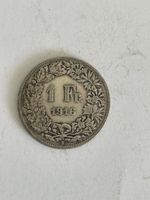 1 Fr. Silbermuenze 1916, Helvetia Stehmuenze, Sammlerstueck