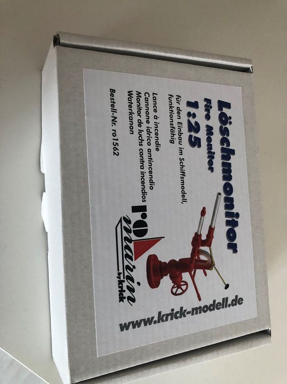 RO Marin Fittings Fire Monitor Type O 1:25 Scale R1382 | Cornwall Model Boats - Foto 6