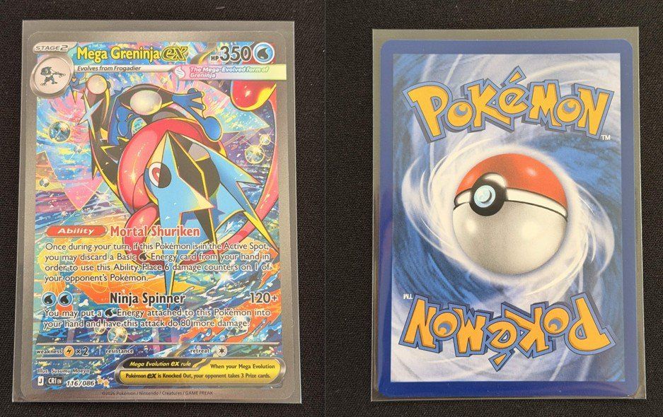 Pokémon Carte collezionabili: Mega Greninja ex 116/086 Chaos Rising – Nuovo (secondo la descrizione) da Lausanne venduto da mal_2nl5 3