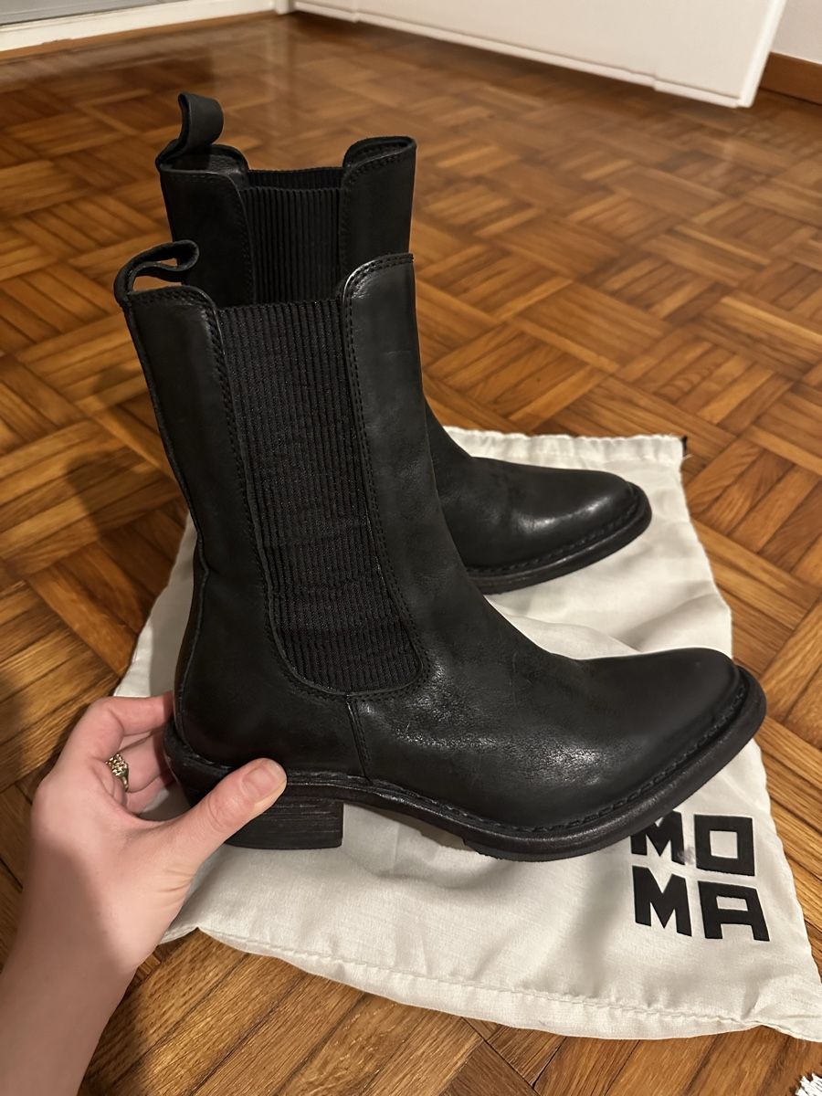Moma Scarpe da donna: MOMA Leather Boots – Nuovo (secondo la descrizione) da Dübendorf venduto da din_dl9l