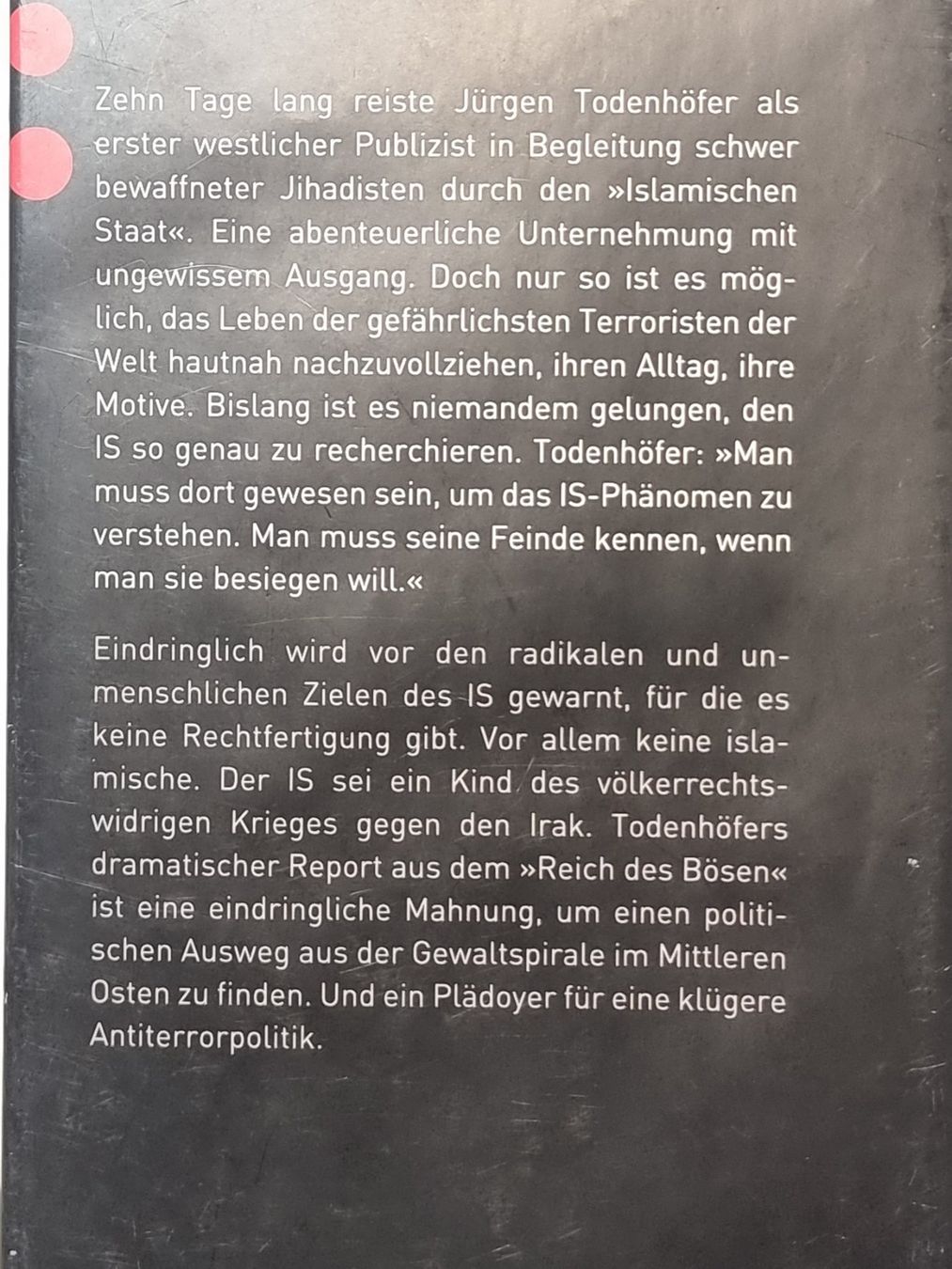 Libri: Jürgen Todenhöfer INSIDE IS - 10 Tage im "Islamischen Staat" – Nuovo (secondo la descrizione) da Dürnten venduto da Bachtelsurfer 2