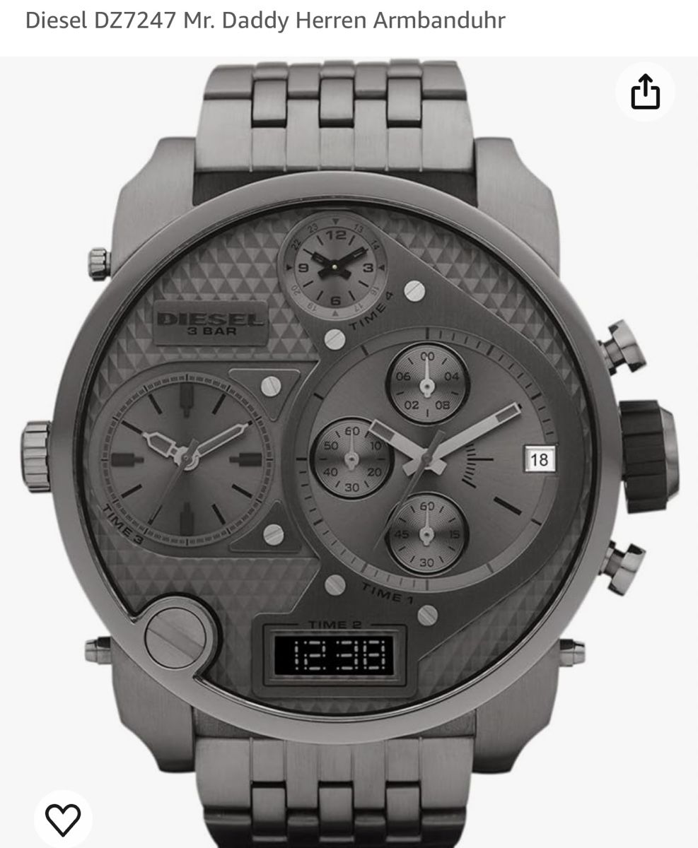 Diesel Orologi: DIESEL UHR MR. DADDY DZ7247 – Nuovo (secondo la descrizione) da Volketswil venduto da Knuschper 4