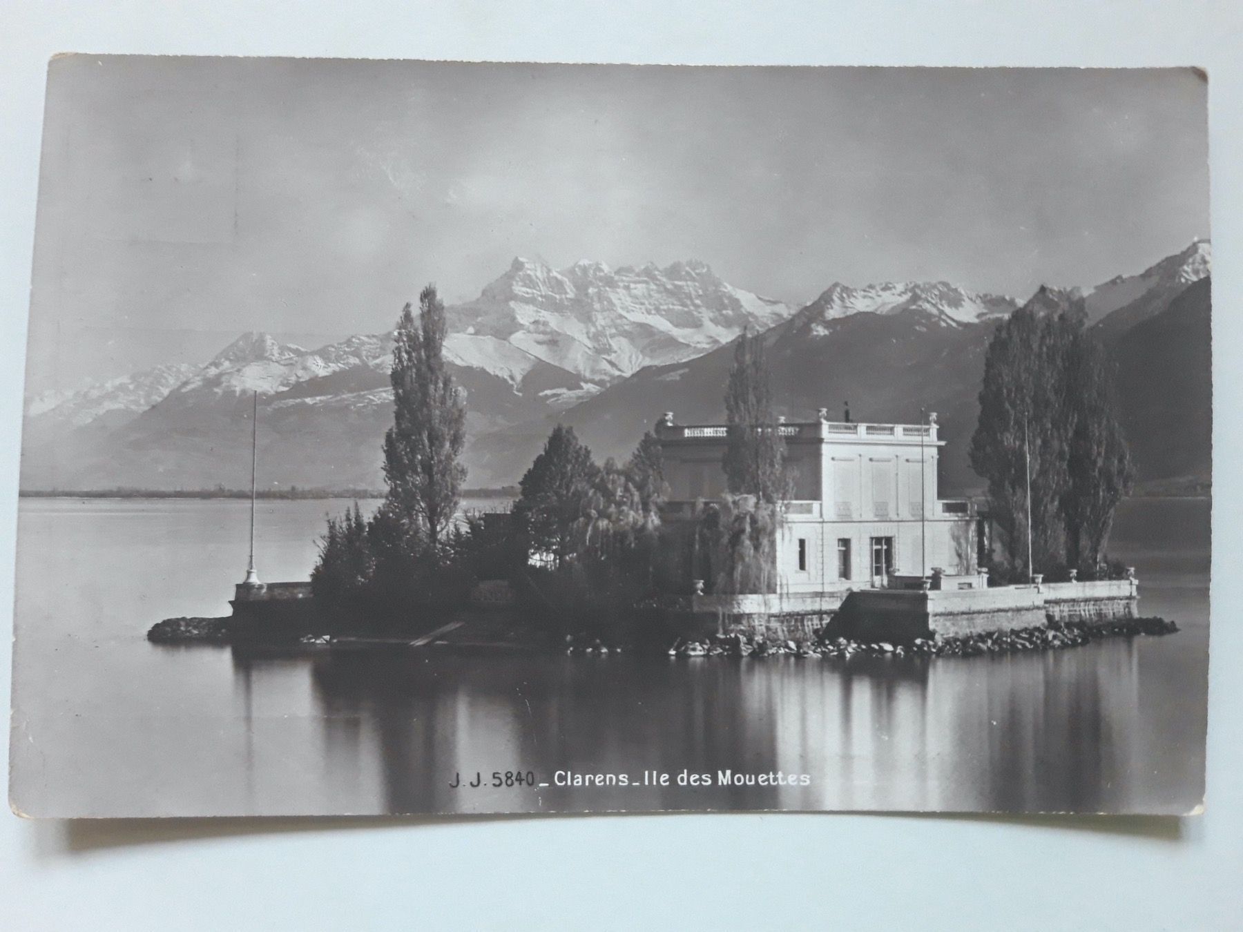 Cartoline postali: Clarens Ile  des Mouettes – Usato da Sargans venduto da nicsam1815