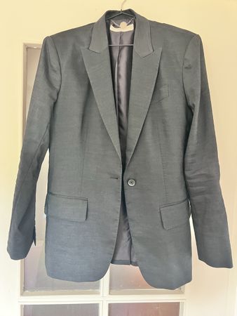 Blazer von Stella McCartney aus Leinen und Wolle