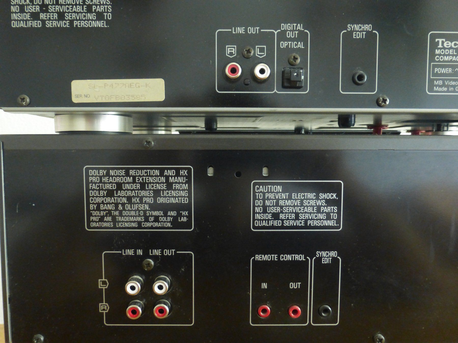Technics Amplificateurs: Technics Verstärker Amplifier Tape Kassette CD Player – Défectueux à Zumikon par psisound 6