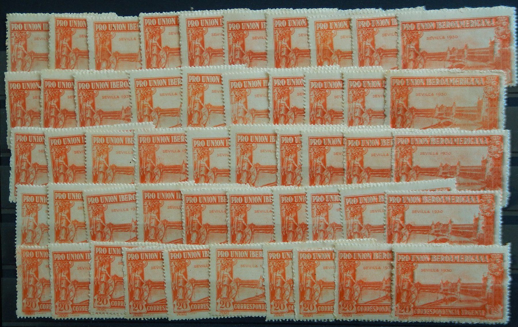 Tutti i francobolli: Spanien Kat. 553 ** 1930 Kat. 45 Euro – Usato da Zürich venduto da Muehlekauf