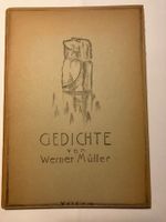 Werner Müller Gedichte Originallithograph. Christof Vohdin28