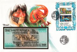 Grosser Banknotenbrief  Brasilien
