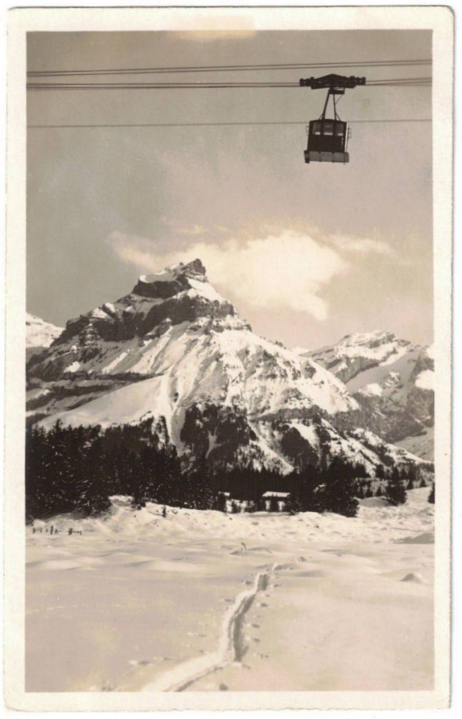 Cartoline postali: Engelberg - Luftseilbahn Gerschnialp--Trübsee – Usato da Binningen venduto da Mountainrider