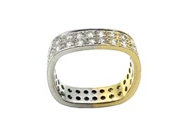 Bague vintage 2ors et diamants 1.70ct