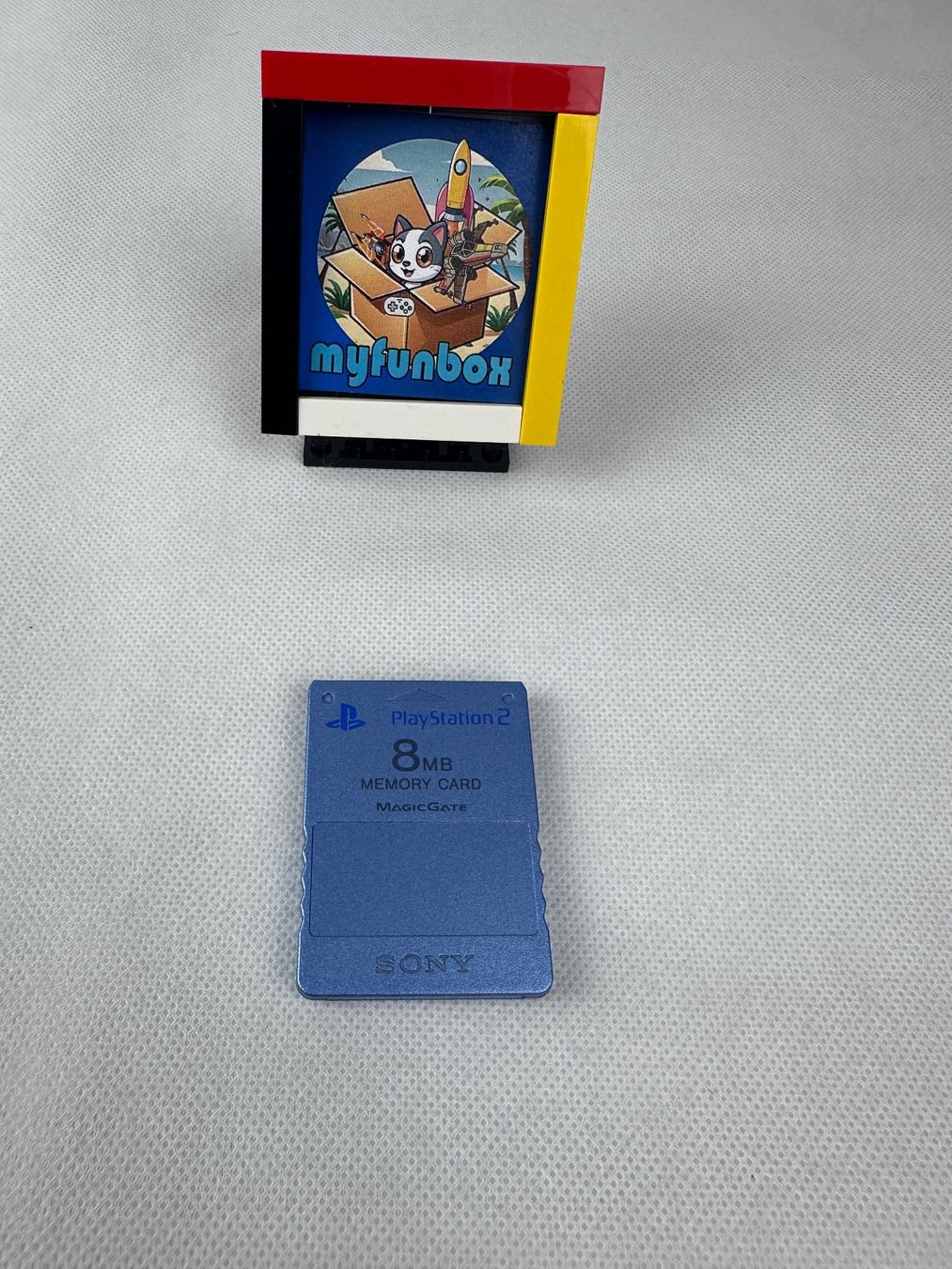Sony Memory unit & Memory card: Playstation 2 PS2 original Memory Card Aqua Blue – Usato da Kappel SO venduto da MyFunBox
