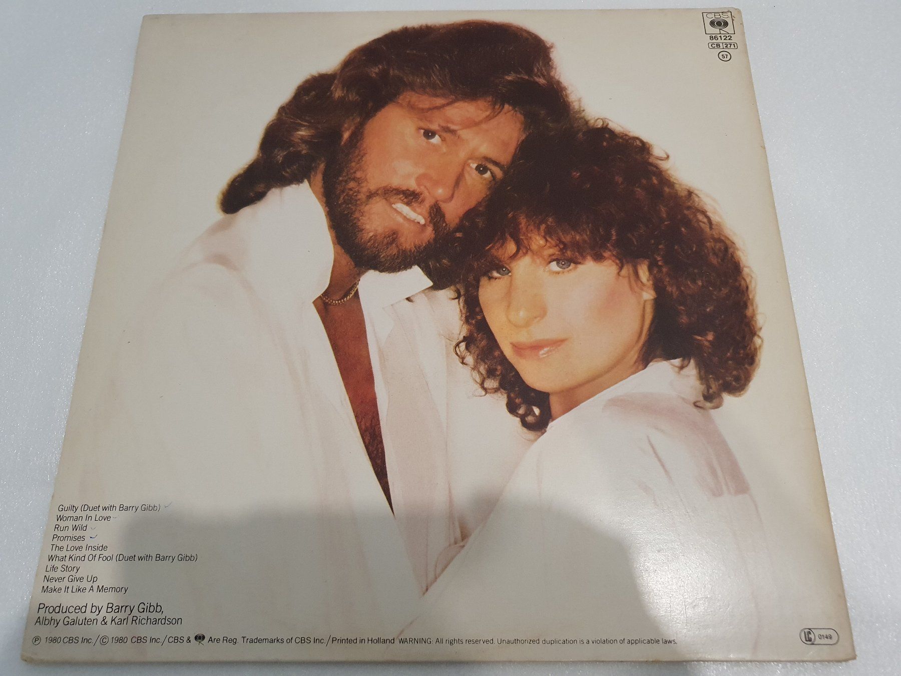 Dischi in vinile: Streisand – Guilty – Usato da Uster venduto da Vinyl-Leidenschaft 1