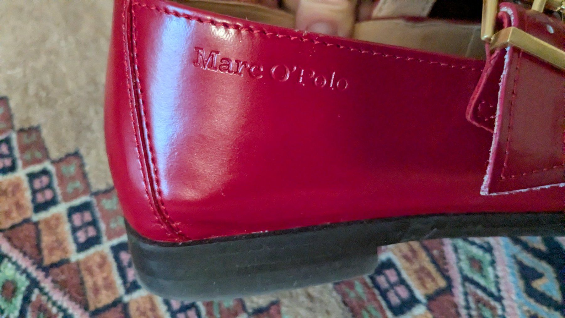 Marc O'Polo Scarpe da donna: Rote Loafer Marco Polo 38 – Usato da Heerbrugg venduto da Bkoeppel90 3