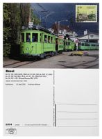 Basel Tram BVB Maximumkarte Ersttag Briefmarke 125 Jahre BVB