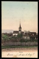 AK Kerzers, Kirche und Ort