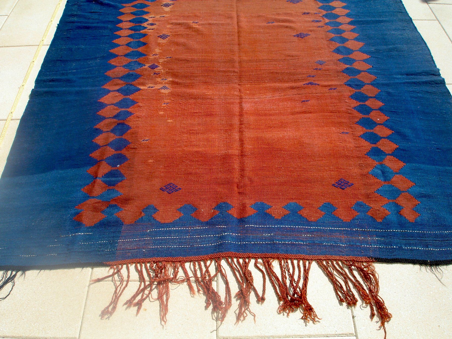 Kelim Tappeti: Kelim antik, um 1900, 200 x 188 cm – Usato da Bolligen venduto da JaMiJe 1