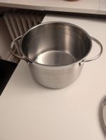 Topf Edelstahl mit Deckel 20cm