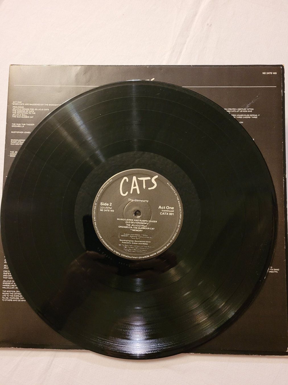 Schallplatten: Vinyle Cats - La comédie musicale – Gebraucht aus la Chaux-de-Fonds von Lampe 4
