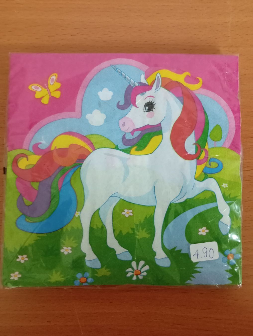 Tovaglioli: 20 Servietten Einhorn 33 x 33 cm – Nuovo e nell'imballaggio originale da Winterthur venduto da pjuma01