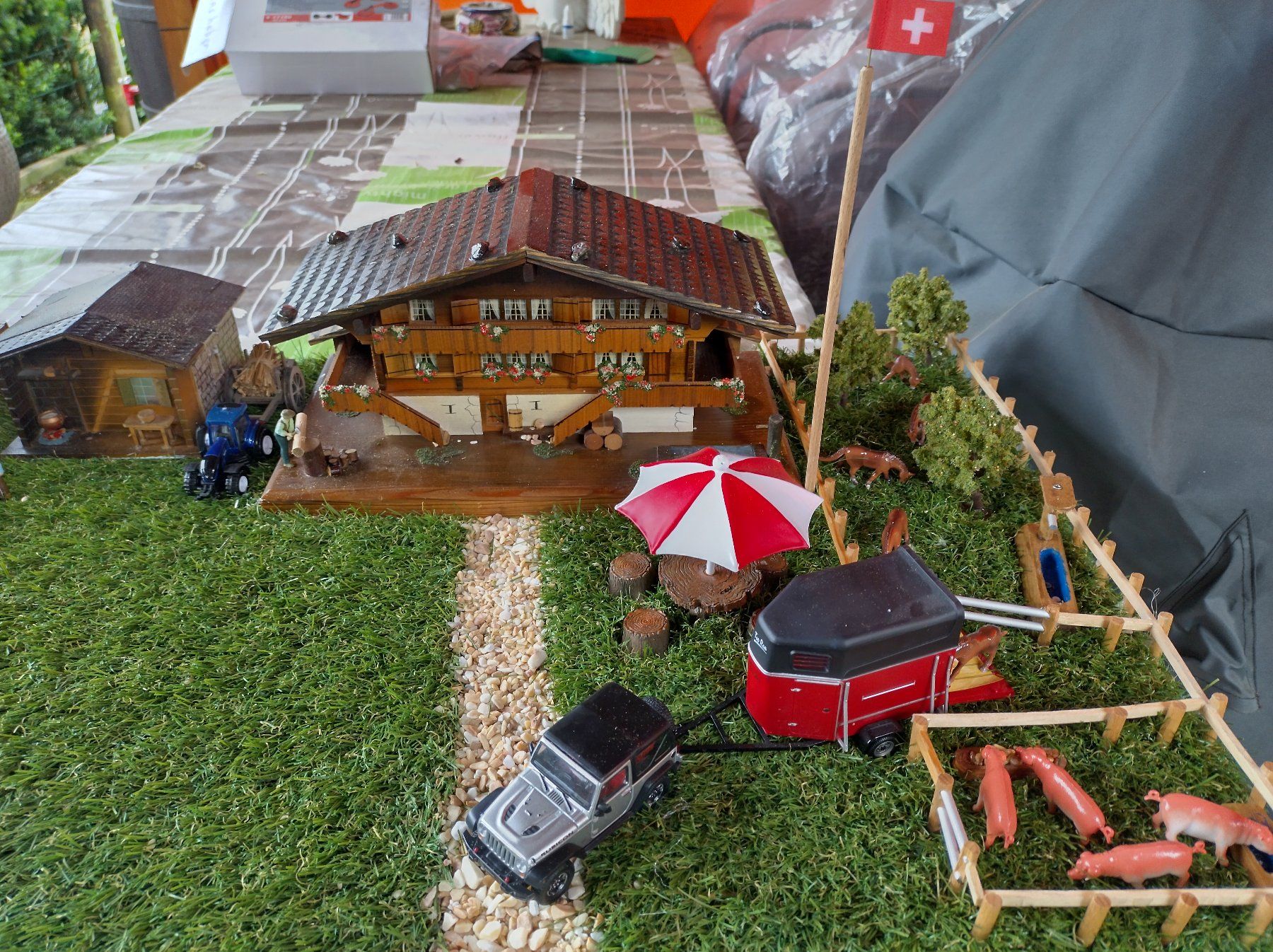 Modellbausätze & Standmodelle: Modell Bauernhof – Gebraucht aus Altbüron von bestatter12 4