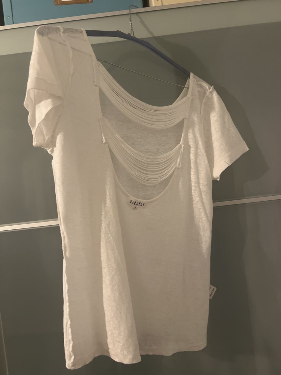 Claudie Pierlot T-shirt: Claudie Pierlot Summer Top - Size S/M – Usato da Zürich venduto da tan_8nxr 1