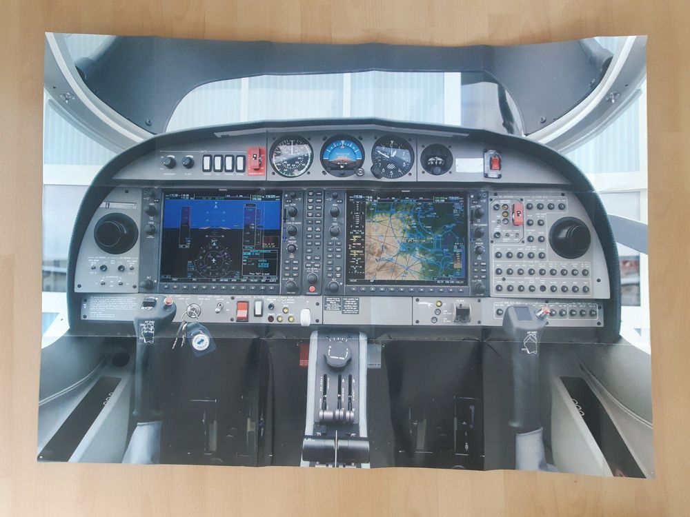 DA42 Cockpit Poster | Kaufen auf Ricardo