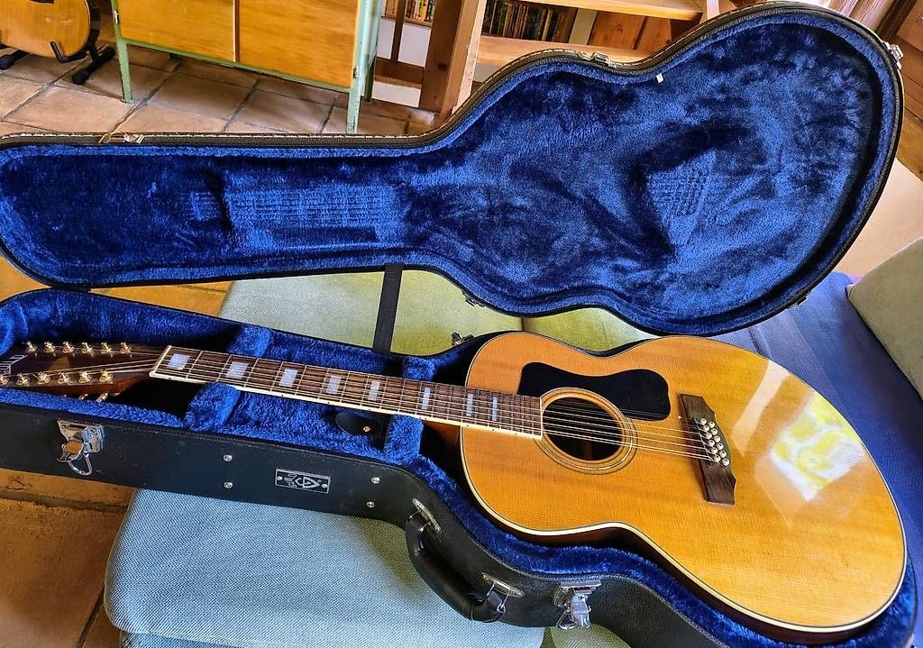 Guild Strumenti musicali: Guild F-1512 12-String Jumbo & HSC – Usato da Winterthur venduto da mal_2y7b 3