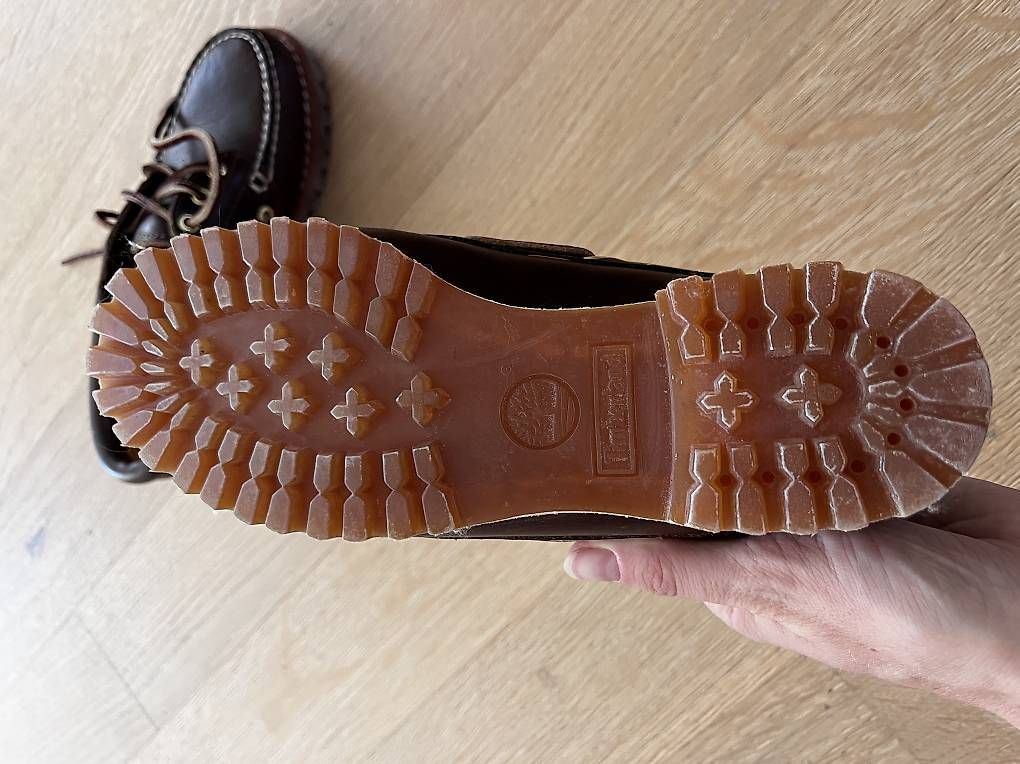 Timberland Scarpe da donna: Timberland Boat Shoes - Dark Brown – Usato da Männedorf venduto da efarrell 1