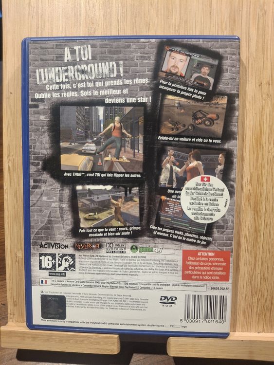 Tony Hawk's Underground Platine PS2 (SP) (PO6877