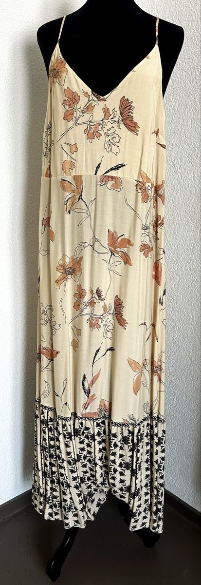 Vestiti: Leichtes Sommerkleid beige – Nuovo (secondo la descrizione) da Siebnen venduto da fulli2