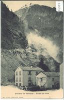 Chantier de Vernayaz - Coups de mine