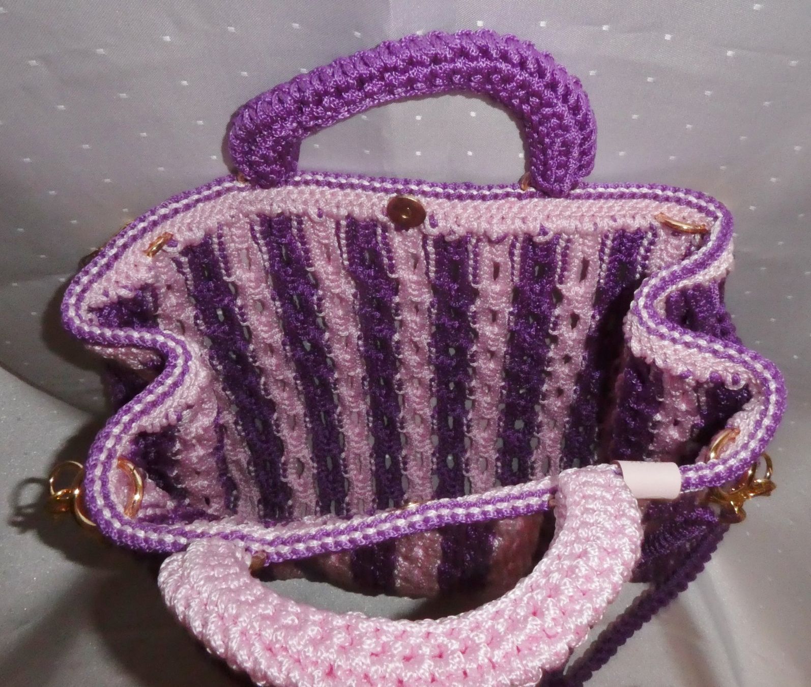 Borse da donna: Damen Tasche 2 Farben Violett /Rose. – Nuovo e nell'imballaggio originale da Siebnen venduto da Ra-la-ra-ol 5
