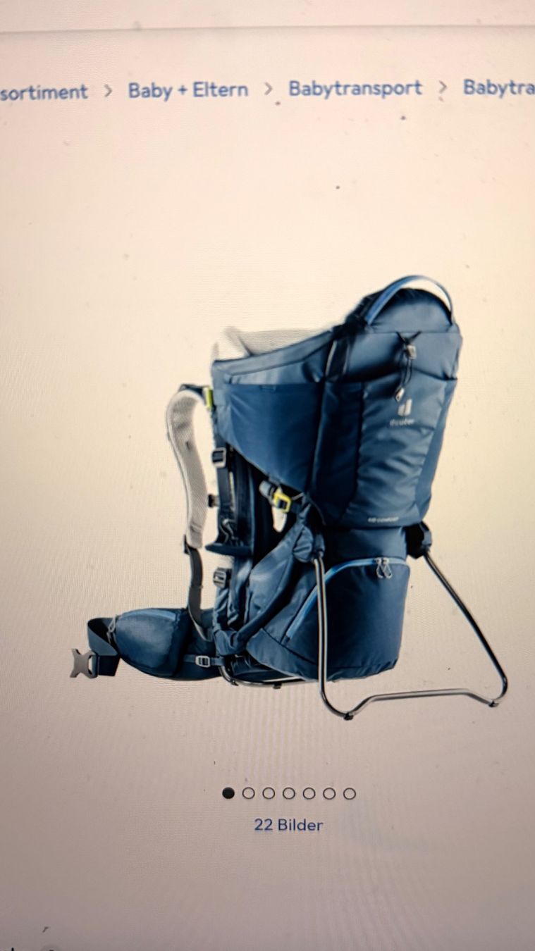 Deuter Bauch- & Rückentragen: Deuter Kid Comfort Kindertrage – Gebraucht aus Aarau von AnaKruhol 8