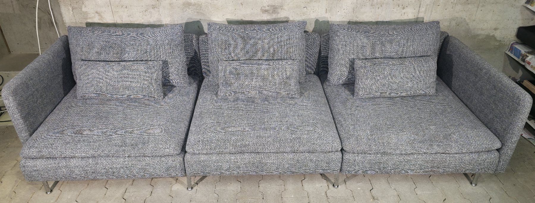 Divani: IKEA SÖDERHAMN modulares Sofa Wohnlandschaft in Grau – Usato da Affeltrangen venduto da Szafaoli 4