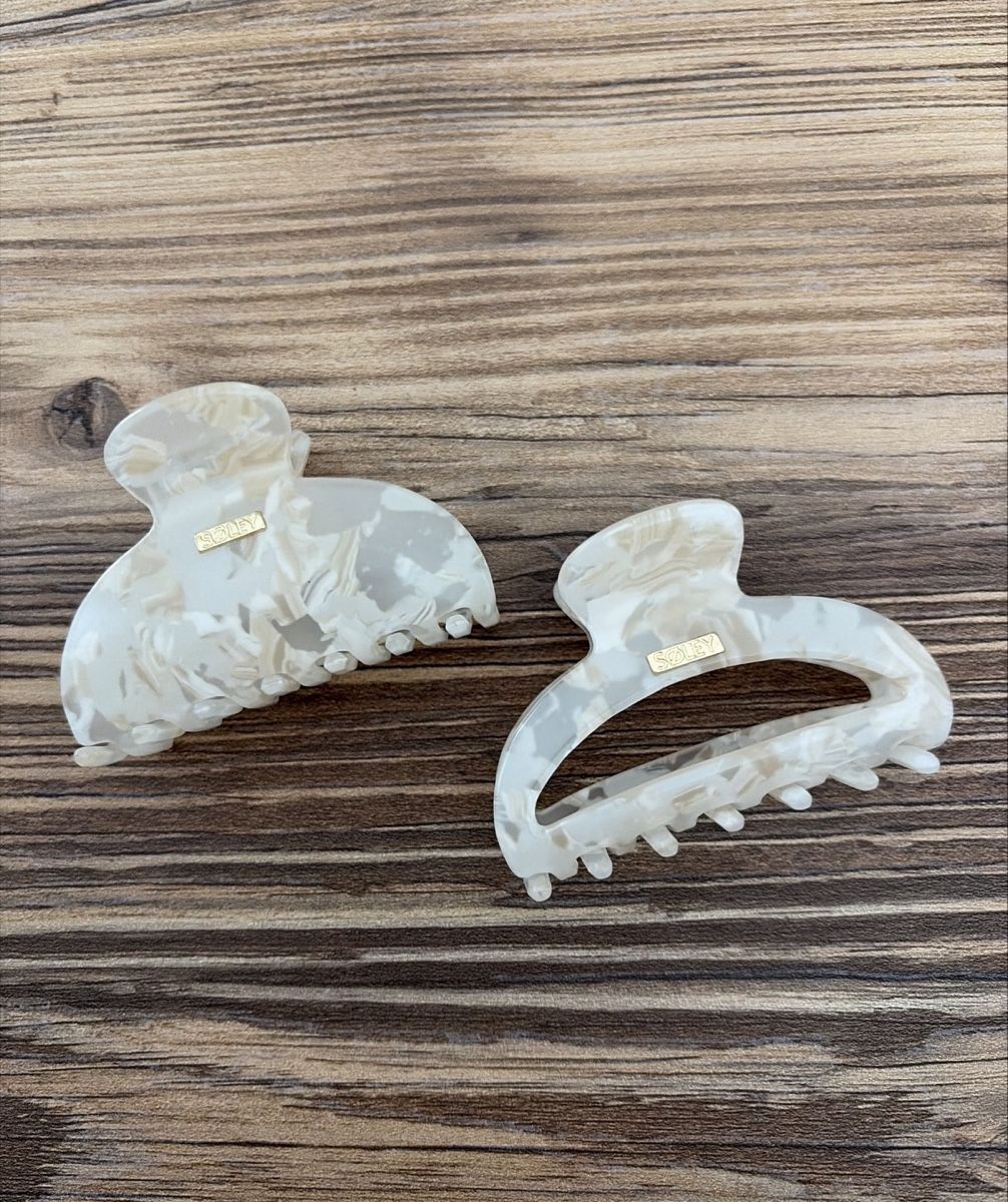 Accessori per capelli: Soley Haarklammern weiss 2Stk. – Nuovo e nell'imballaggio originale da Bauma venduto da athena00