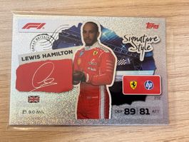 Topps Turbo Attax 2026 Signature Style 272 Lewis Hamilton