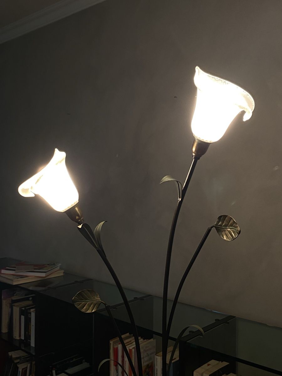 Lampade: Lampada da terra con fiori – Usato da Ascona venduto da her_7yh6