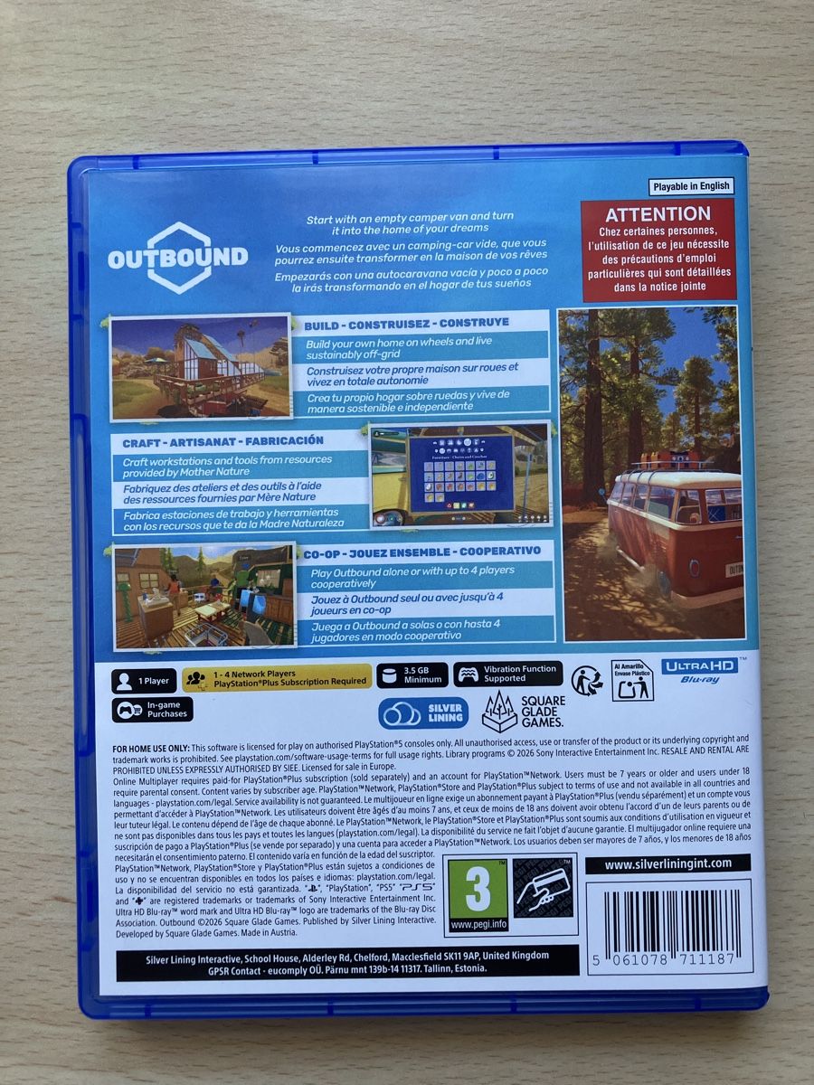 Sony Giochi: Outbound (PS5) PAL – Nuovo (secondo la descrizione) da Lausanne venduto da Pingouin14 1