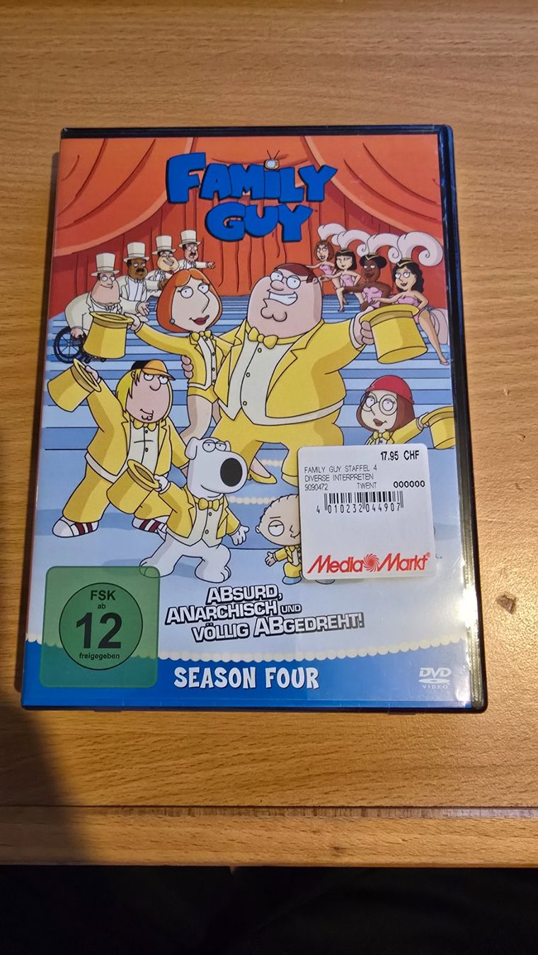 Tutti i DVDs: Family Guy - Staffel 4 - DVD – Nuovo e nell'imballaggio originale da Wittinsburg venduto da MrSascha