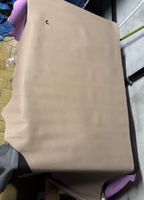 dünnes Rindsleder beige 1,0mm, weich, ca.200*80cm