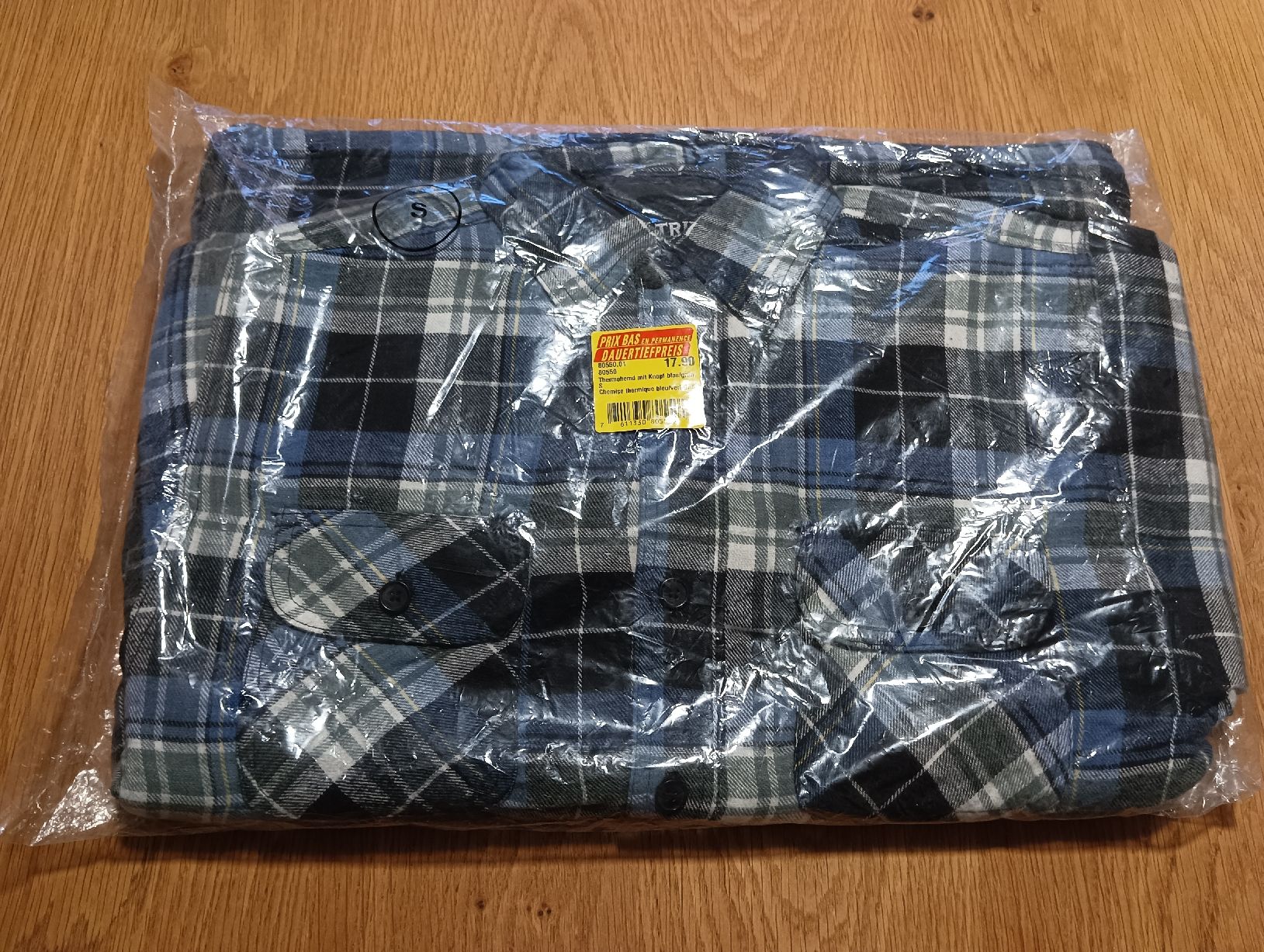 Camicie: Thermohemd blau/grün Gr. S NEU – Nuovo e nell'imballaggio originale da Densbüren venduto da H-76 2