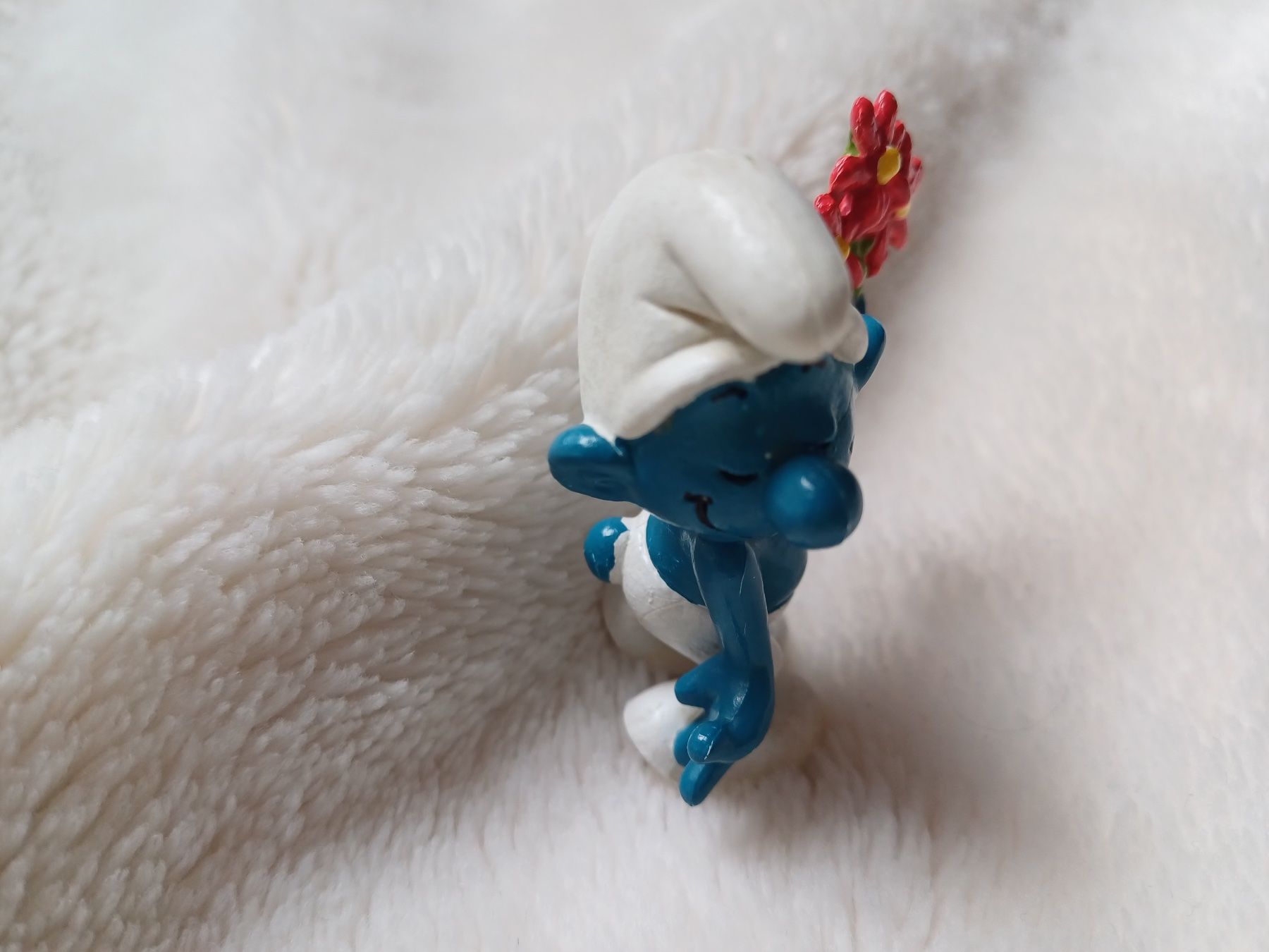 Schleich Statuette: Schleich und Peyo - Schlumpf mit Blumen – Usato da Würenlos venduto da Abracadabra26 3