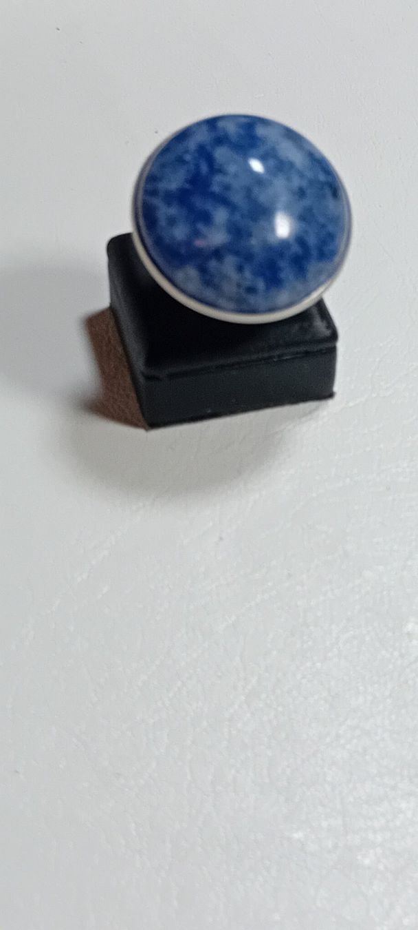 Bagues: ring mit echt sodalit,,,glanzig – Neuf (Voir description) à Basel par bij_5hqd 1