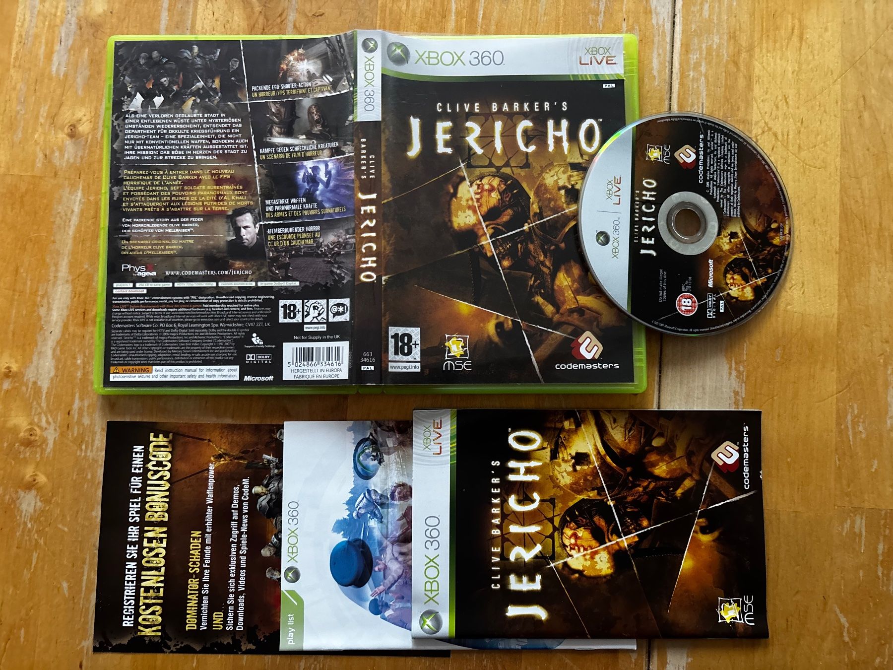 Spiele: Clive Barker's Jericho (CIB) – Gebraucht aus Frenkendorf von Fionchen