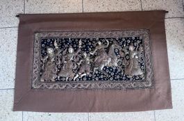 Asiatischer Wandteppich, Handarbeit, Top Zustand!