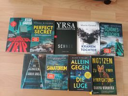 9x Krimis Krimi Thriller Psychothriller