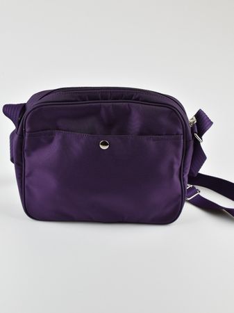 Bogner Umhängetasche, Nylon, lila, neuwertig